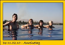 Donnerstag Anreise
